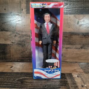President George H.W. Bush Talking Doll Vintage 12 Inch Tall Collectible